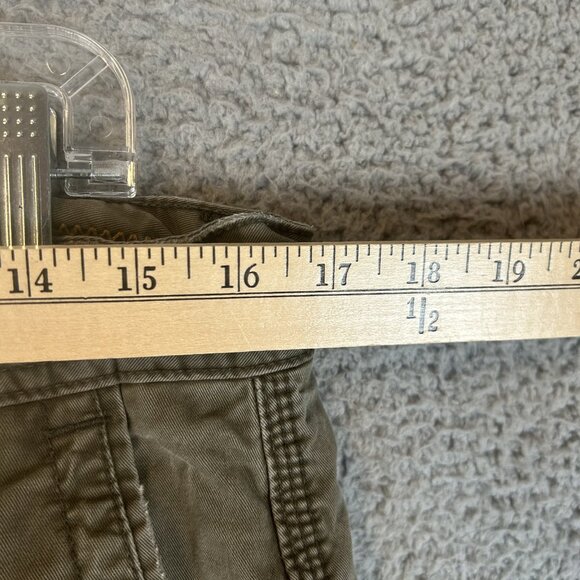 Vintage Aeropostale Pants Mens 33x32 Beige Cargo Paratrooper Drawstring Y2K - Picture 4 of 7